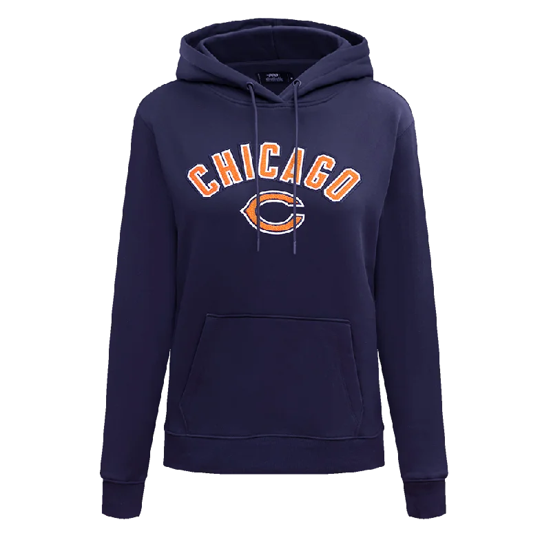 NFL CHICAGO BEARS CLASSIC WOMEN'S PO HOODIE (MIDNIGHT NAVY)