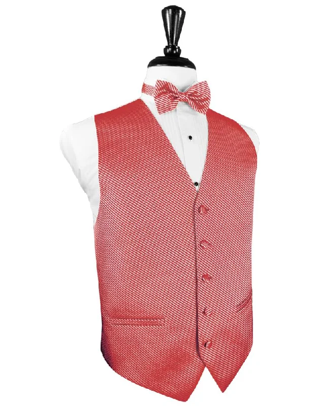 Red Venetian Tuxedo Vest