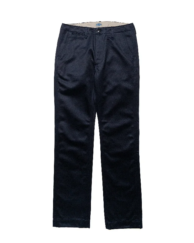 The Real McCoy's MP19010 Blue Seal Chino Trousers Navy