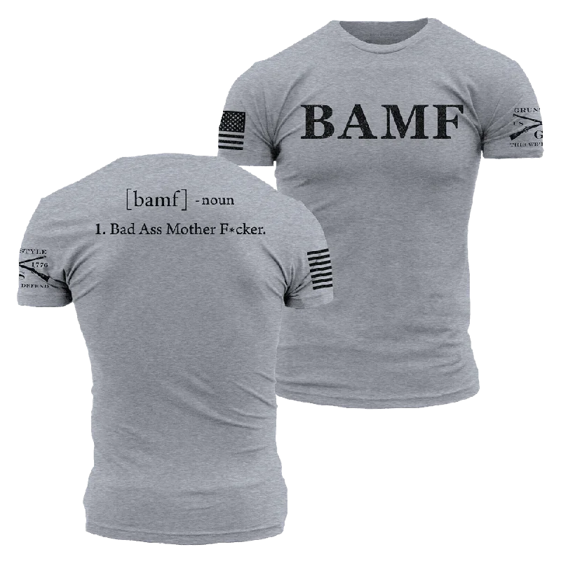 BAMF T-Shirt - Dark Heather Gray