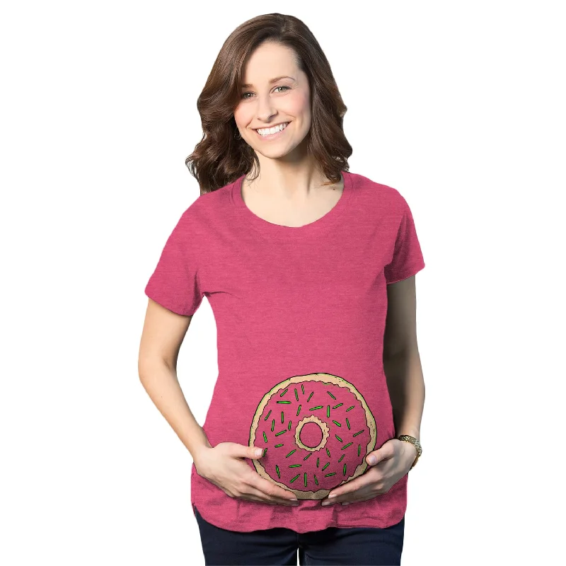 Donut Baby Bump Maternity T Shirt