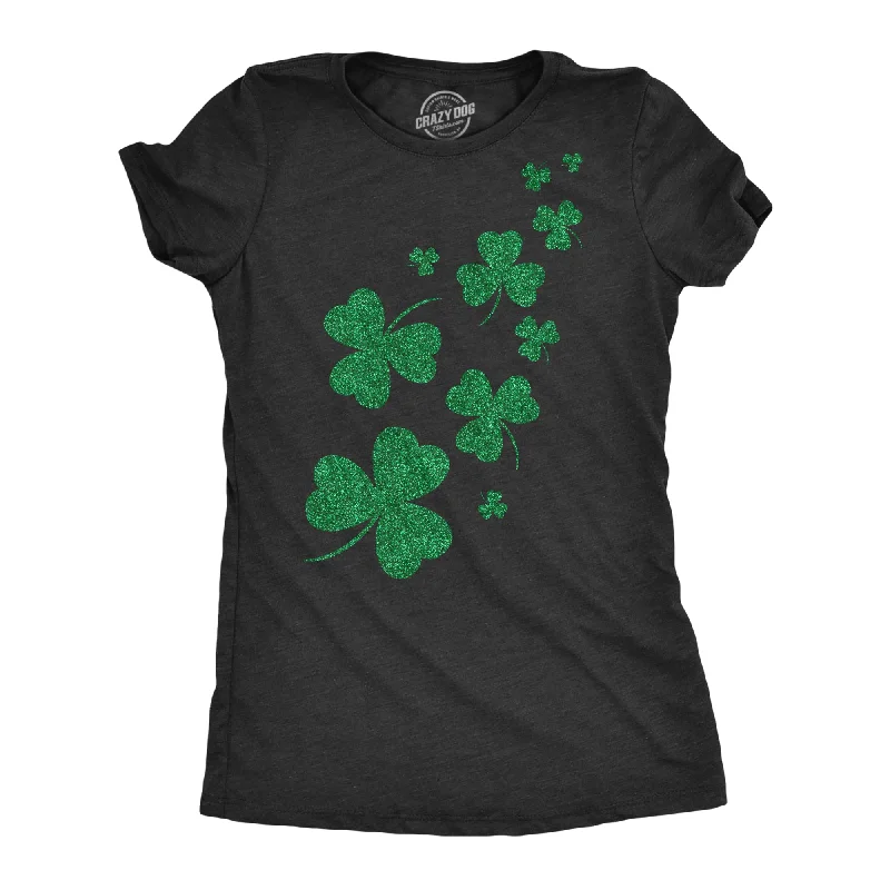 Glitter Shamrocks Women's T Shirt