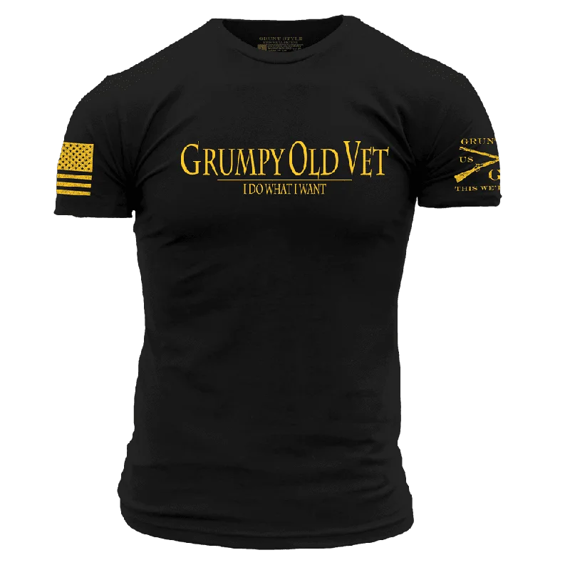 Grumpy Old Vet T-Shirt - Black