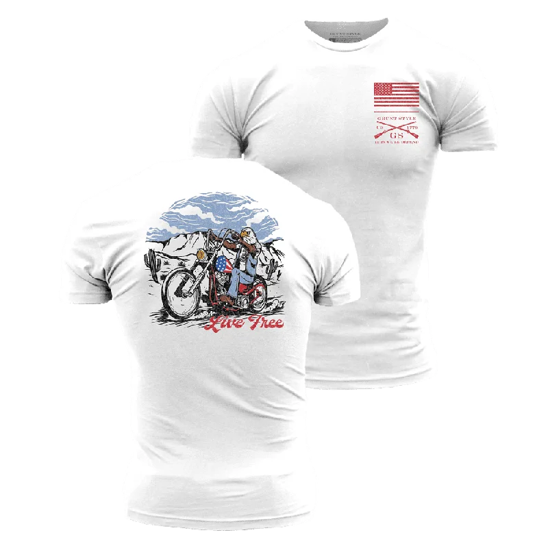 Live Free T-Shirt - White