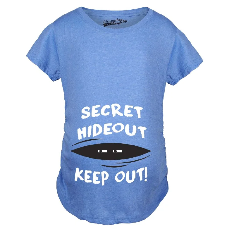 Secret Hideout Maternity T Shirt