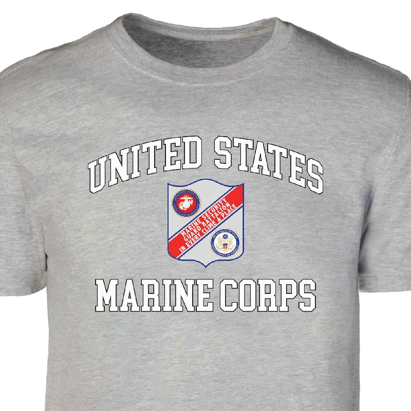 Marine Security Guard USMC Patch Graphic T-shirt