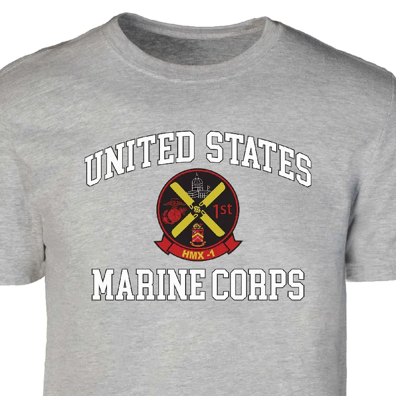 HMX 1 USMC Patch Graphic T-shirt