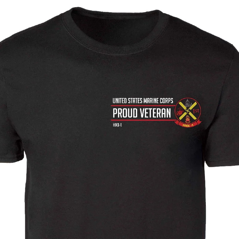 HMX 1 Proud Veteran Patch Graphic T-shirt