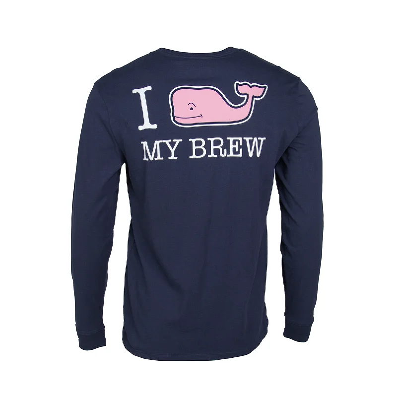 Vineyard Vines x Brew Long Sleeve Pocket Tee