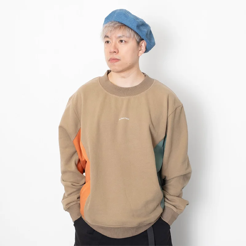 (YW421) Side Panel Crewneck Sweater