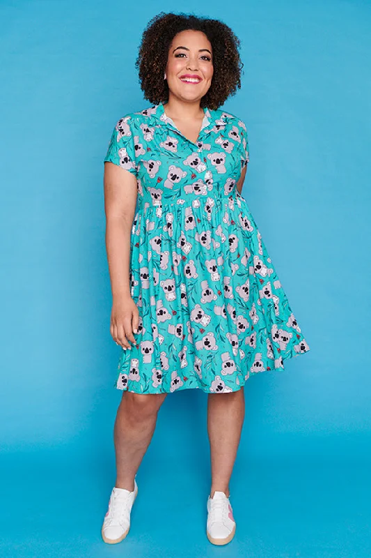 Frankie Green Koala Dress